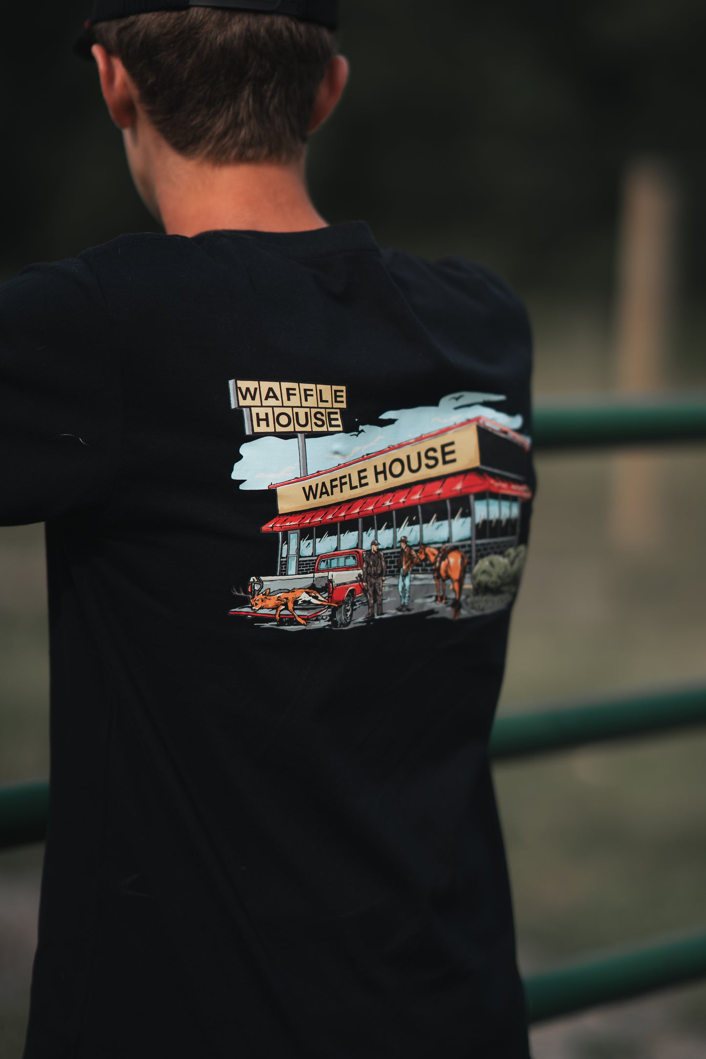 Waffle House Tee - Country X Cowboy Collab w/ Rowdy Boyz Hat Co