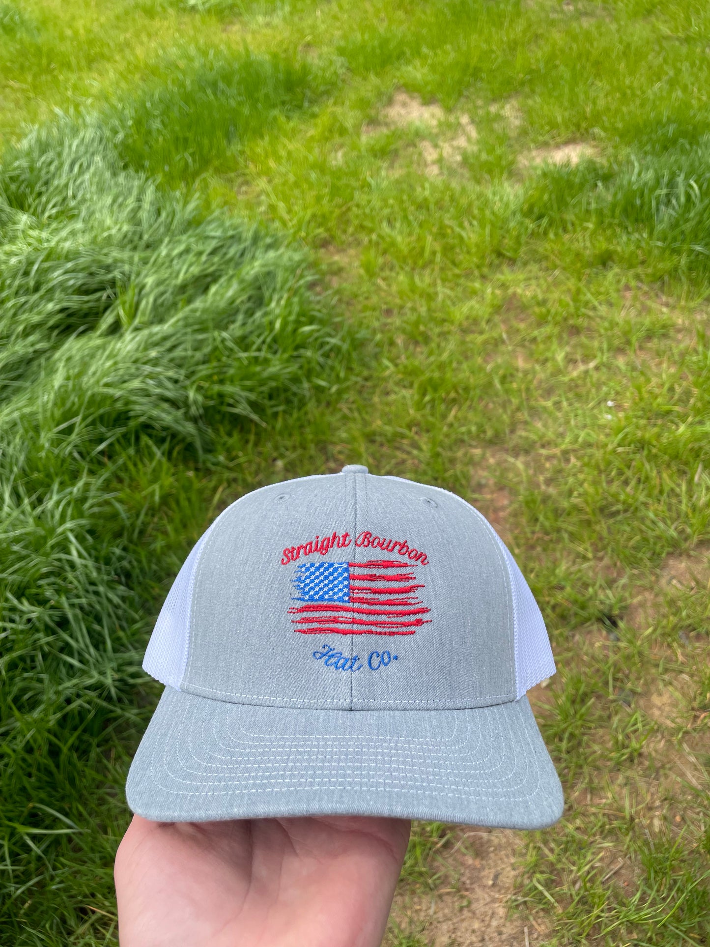 Merican Flag Snapback Hat